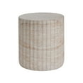 thumbnail image 5 of Outdoor Dining Table Outdoor/Indoor Lightweight Concrete Side Table,Travertine Finish,Patio Table, 5 of 9