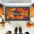 thumbnail image 4 of Fall Door Mat, 17 x 30 Inch Gold Leaf Welcome Doormat Decorative Thanksgiving Home Floor Mat, Non Slip Rubber Back and Strong Water Absorption for Outdoor Indoor Entrance Decor, 4 of 6