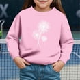 thumbnail image 2 of Godom Toddler Girls' Sweatshirt Girl No Cap Crew-Neck Sweatshirt Long Sleeve Pullover Shirt, 2 of 4