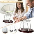 thumbnail image 1 of Newton's Cradle Kinetic Energy Science Toy - Desktop Physics Demonstrator for Home Office Decor & Kids Learning, 1 of 2