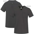 thumbnail image 5 of Adar Addition Scrubs for Men - Modern Multi Pocket V-Neck Scrub Top - A6010 - Pewter - M, 5 of 8