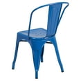 thumbnail image 3 of Flash Furniture Matte Black Metal Indoor-Outdoor Stackable Chair(base UPC0088914200271), 3 of 11