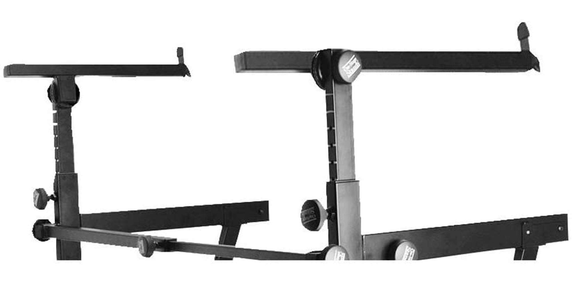 On-Stage KS7365EJ Pro Heavy-Duty Folding-Z Keyboard Stand w/ 2nd Tier