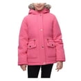 thumbnail image 5 of Rokka&Rolla Girls' Hooded Parka Jacket Fleece Linded Winter Coat, 5 of 14