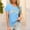 A871 Light Blue, variant on Easter T-Shirt for Women Pastel Bunny and Floral Graphic Crewneck Short Sleeve Relaxed Fit Soft Breathable Festive Holiday Casual Tee Shirt Top