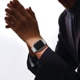 thumbnail image 3 of ZYX Premium Stainless Steel Band for Apple Watch, Classic Business Metal Strap with Adjustable Tool, Silver, 42/44/45/49mm/46mm(series 11 10), 3 of 7