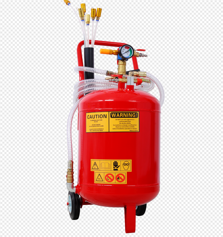 Pneumatic Oil Extractor Portable Fluid Evacuator with Integrated Level Gauge