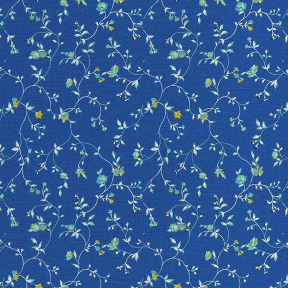 David Textiles 44" x 1 yard Cotton Spring Vines Pre-Cut Fabric