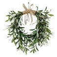 thumbnail image 2 of Olive Wreath A,1 Olive Wreath,20” Heart Shaped Artificial Olive Wreath Green Olive Fruit Spring Flower ， Front Door Wedding Arch Window Wall Hanging Farmhouse Garden Decoratio(1Pcs), 2 of 9