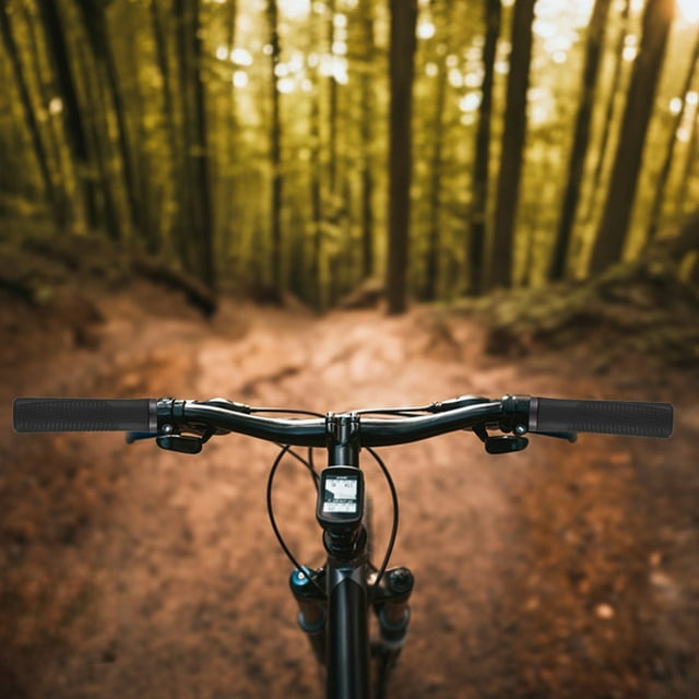 22.2mm Rubber Handle Cover Ergonomic Not Easy Slip Grip Folding Bike Comfortable Soft Rubber Handle Cover