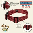 thumbnail image 5 of Country Brook Petz® 1 1/2 inch Red Bandana Dog Collar, Medium, 5 of 5