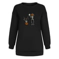 thumbnail image 4 of Sudadera con capucha de Halloween de manga larga informal suelta con estampado de cuello redondo para mujer Pompotops gfhjh2571, 4 of 4