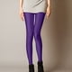 thumbnail image 3 of Gibobby Leggings Con Forro Polar Mujer Tummy High Show Leggings finos elásticos para mujer, pantalones talle noveno control（Morado， M), 3 of 3