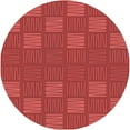 thumbnail image 1 of Ahgly Company Machine Washable Indoor Square Transitional Red Area Rugs, 3' Square, 1 of 7