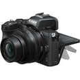 thumbnail image 6 of Nikon Z50 Mirrorless Digital Camera 20.9MP W/Nikkor Z 16-50mm Lens + Shot-Gun Microphone + LED Always on Light+ 64GB Extreme Speed Card, Gripod, Case, and More 26pc Video Bundle, 6 of 8