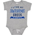 thumbnail image 3 of Inktastic Greek Family Pride Awesome Boys or Girls Baby Bodysuit, 3 of 5