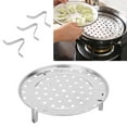 thumbnail image 4 of Steam Tray, Quick Heating Cooking Shelf, Rounded Edges Food Grade Stainless Steel For Restaurant Silver Kitchen Accessory Home, 4 of 8