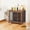 32.5", variant on S-HOME Wooden Dog Crate Furniture On Wheels for Small Dogs, 27.2 Inch Indoor Dog Kennel With Double Doors and Storage Space