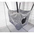 thumbnail image 3 of FrostHike Furet Cube Hamac Cage Suspendue Lit Superposé Chaud (Gris), 3 of 4