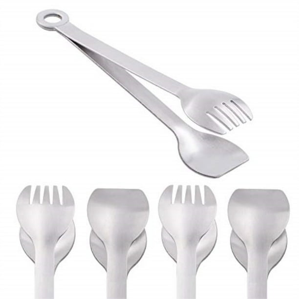 Small Serving Tongs 6Inch Mini Appetizers Tongs Set of 4 Premium