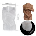 thumbnail image 1 of Vela De Silicona Para Cuerpo Diy, Molde De Vela De Retrato De Simulación Casero, Moldes De Forma Femenina/Masculina, Regalos Para Amigos Sweethay HA040023-01, 1 of 6