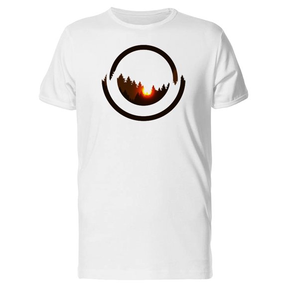 Sunset In A Black Forest Tee Men's -Image by Shutterstock