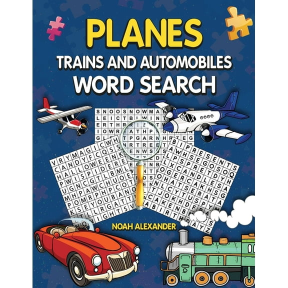Planes Trains and Automobiles Word Search, (Paperback)
