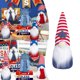 thumbnail image 3 of Decoraciones patrióticas para el 4 de julio Gnomos del Día de la Independencia Figurita de gnomo Tomte Cuarto de julio Memorial Day Estante con bandejas escalonadas Adorno de mesa, 3 of 7