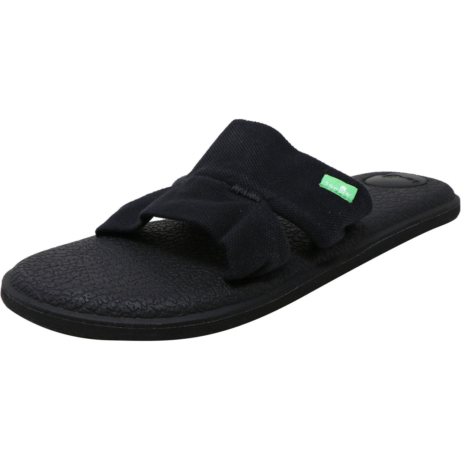 Sanuk Women S Yoga Mat Capri Black Fabric Sandal 8m Walmart