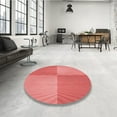 thumbnail image 4 of Ahgly Company Machine Washable Indoor Rectangle Transitional Fire Engine Red Area Rugs, 7' x 9', 4 of 7
