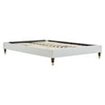 thumbnail image 3 of Modway Harlow Full Performance Velvet Platform Bed Frame in Light Gray, 3 of 6