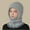Gray, variant on Winter Balaclava Hat for Women, Plush Lined Integrated Face Mask and Neck Warmer, Ultimate Cold Weather Gear for Outdoor Work and Sports.Light Gray