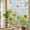 Gray, variant on Sunflower Window Privacy Film Rainbow Static Cling Stain Glass Window Film for Glass Door, Decorative Sunroof Decal Sticker for Car Home 17.7"x39.3" Summer Eucalyptus Botanical Floral Farmhouse