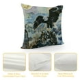 thumbnail image 4 of Orinice bald eagle Graphic Decorative Pillow Cover for Home Couch Living Room Bed Sofa 22x22in, 4 of 5