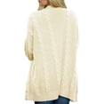 thumbnail image 2 of Womens 2023  Open Front Long Sleeve Cardigans Sweaters Coats with Pockets, 2 of 8