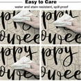 thumbnail image 6 of Happy Halloween Round Tablecloth 60 Inch - Waterproof Fabric Table Cloth Protector, Retro Black Grey Web Horror Bat Tablecloths Washable Table Cover for Kitchen Banquet Coffee Table Outdoor Party, 6 of 6