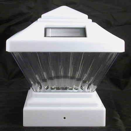 8 Pack Solar Fence Post Cap Lights - Colonial Style - Fit 4x4 PVC Posts