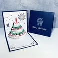 thumbnail image 2 of WREESH Three-dimensional Birthday Card Creative 3d Cake Small Card Printing Photo Special Gift Clearance, 2 of 2