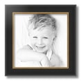 thumbnail image 2 of ArtToFrames 12" x 12" Black Velvet with Gold - 2 IN Picture Frame, 12x12 inch Black MDF Poster Frame (WOM-4692), 3 Pack, 2 of 7