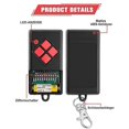 thumbnail image 2 of Garage Door Remote Control for S10-868A4L00,868.3MHz AM Handheld Transmitter for S10-868A1L00,Pack of 2, 2 of 5