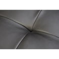 thumbnail image 3 of Genesis Black PVC Fabric Living Room Set w/ LED+USB+Strg+Cuphldrs+Tuft. Cushions, 3 of 13