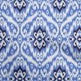thumbnail image 1 of oneOone Viscose Jersey Blue Fabric Asian Ikat Diy Clothing Quilting Fabric Print Fabric By Yard 60 Inch Wide, 1 of 4