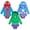 Multicolored, variant on Marvel Avengers Spider-Man Captain America Hulk Infant Baby Boys 3 Pack Cosplay Bodysuits Newborn to Infant
