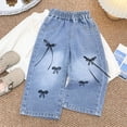 thumbnail image 5 of KEXE Baggy Jeans Girls Girl Clothes Size 10-12 Girls Jeans Denim Elastic Wasit Wide Leg Baggy Pants Kids Clothes, 5 of 6