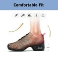 thumbnail image 5 of CERYTHRINA Women’s Jazz Shoes Lace up Zumba Platform Lightweight Split&nbsp;Sole&nbsp;Dance&nbsp;Sneakers Pink 36, 5 of 8