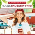 Premium Flavoring Concentrated Syrup for Bubble Tea 11 lb Raspberry Flavor Syrup for Boba