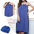 thumbnail image 2 of Women Girls Bowknot Absorbent Body SPA Bath Wrap Towel Microfiber Bath Robe Shower Towels, 2 of 6