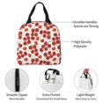 thumbnail image 3 of Yiaed Tomato Print Insulated Lunch Bag Reusable Cute Tote Lunch Box, Leakproof Cooler Lunch Bags for Work Office Travel School Picnic, 3 of 5