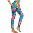 thumbnail image 4 of Candy Pattern Rainbow Lollipop Leggings Jogger Pants Women's Tights Womens Leggings, 4 of 6