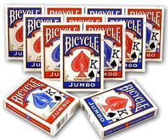 2 Piece Bicycle Poker Size Jumbo Faces Standard Index Playing Cards